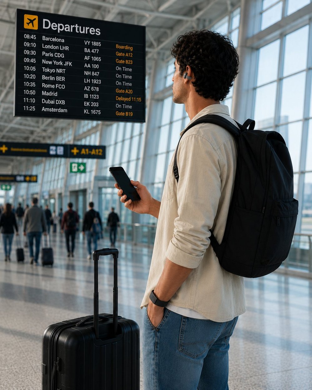 Hasta 45 días de batería, ideal para viajar