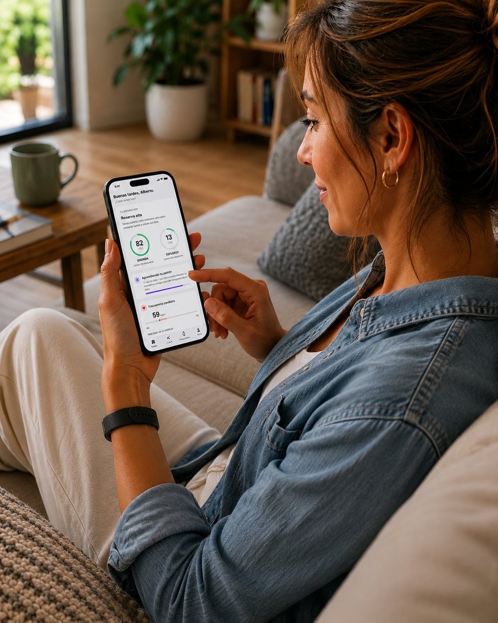 Energía y esfuerzo en la app DuckDik Health