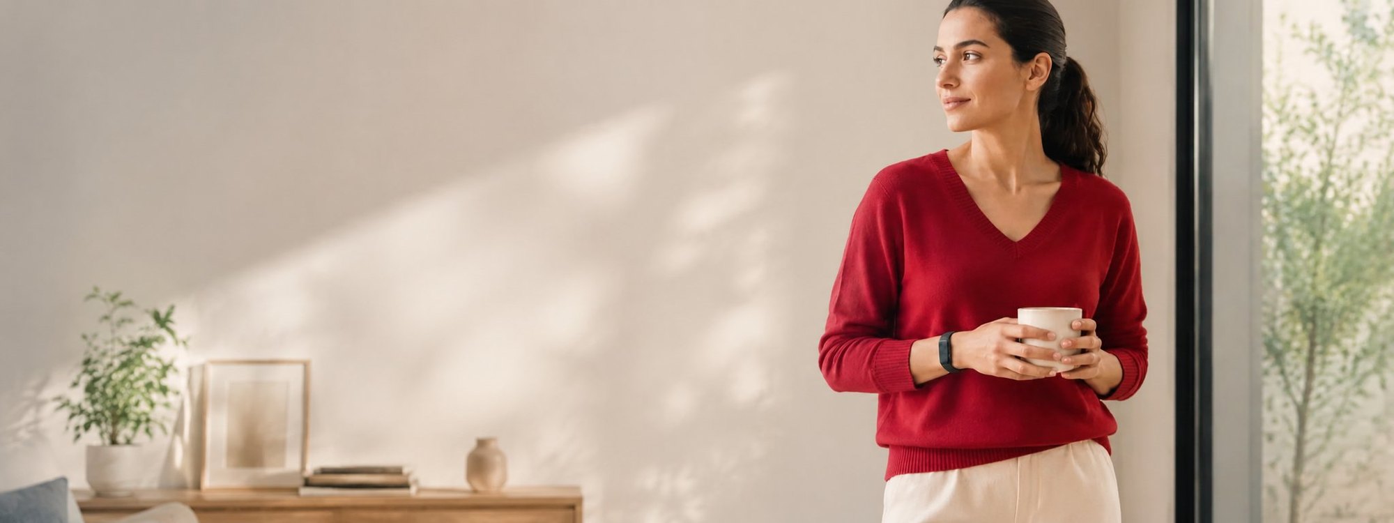 Mujer en su día a día con DuckDik Sense