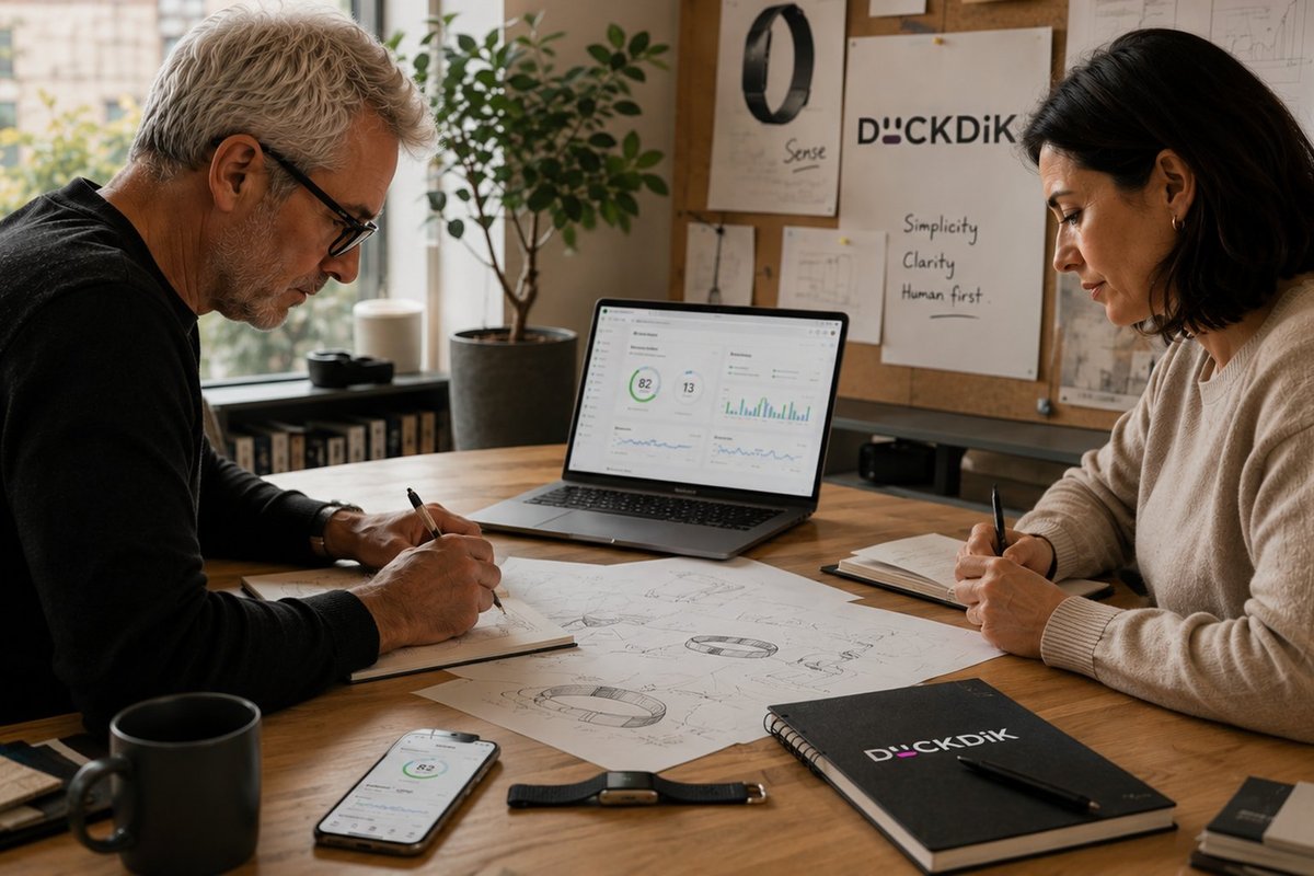Equipo de DuckDik diseñando DuckDik Sense en Madrid